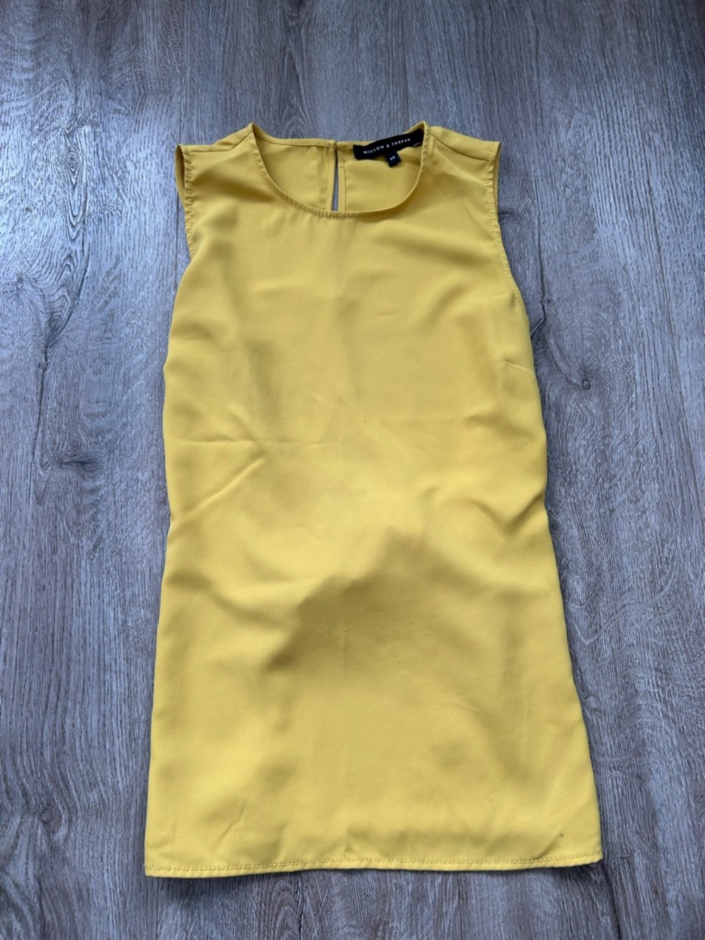 Mustard Yellow Sleeveless Blouse/ Camisol